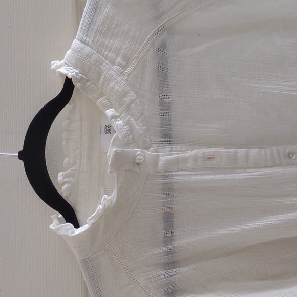 Rodarte X Ellos Linen blouse Plus size - Picture 2 of 3